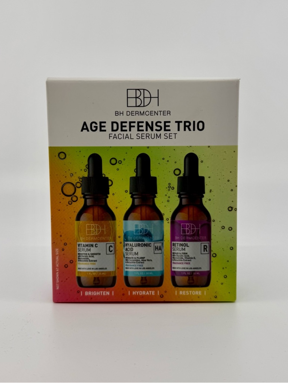 BH Dermcenter • Age Defense Trio • Vitamin C Retinol Set • NIB
